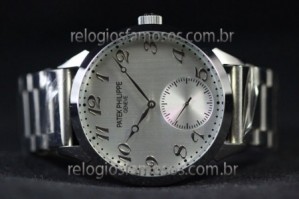 Réplica de relógio RÉPLICA DE RELÓGIO PATEK PHILIPPE GENEVE AÇO