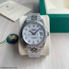 Réplica de relógio SUPER CLONE MÁQUINA ETA - ROLEX DATEJUST BRANCO JUBILEE 41MM