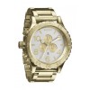 Réplica de relógio Réplica de Relógio Nixon The 51-30 Dourado Branco