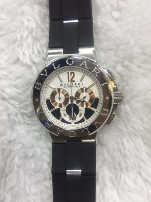 Réplica de relógio Bvlgari Pulseira Borracha Novo RBBN-001