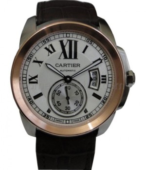 Réplica de relógio Réplica de Relógio Cartier Calibre Rosê