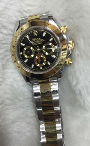 Réplica de relógio Rolex Daytona Pulseira Aço RDPA-007