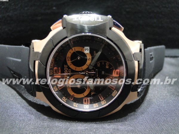 TISSOT T RACE OURO ROSE TI499 em at 3x sem juros no cart o