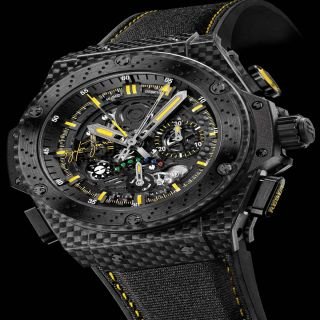 Alternative view of Réplica de Relógio Hublot Senna 50 Anos