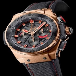 Alternative view of Réplica de Relógio Hublot F1 Red Gold