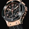 Réplica de Relógio Hublot Big Band Red Gold Black Ceramic - Imagem 2