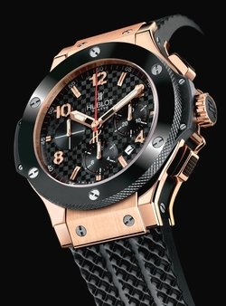 Réplica de Relógio Hublot Big Band Red Gold Black Ceramic