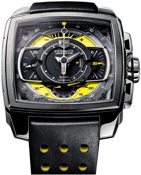 Alternative view of Réplica de Relógio Tag Heuer Mikrograph Yellow