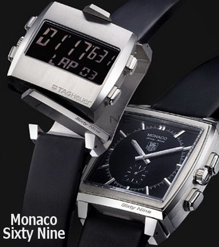 Alternative view of Réplica de Relógio Tag Heuer Monaco 69 Analógico e Digital