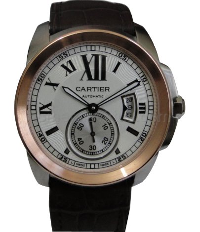 Alternative view of Réplica de Relógio Cartier Calibre Rosê