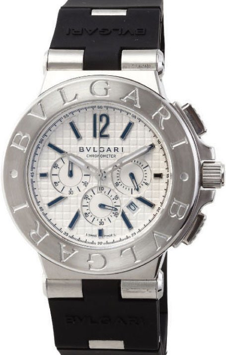 Alternative view of Réplica de Relógio Bulgari Titanium Aço