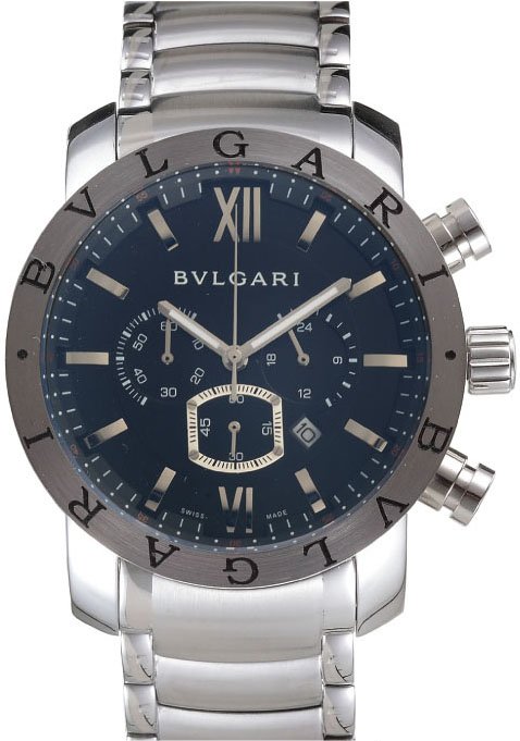 Réplica de Relógio Bulgari Chronometro Black - Imagem 2