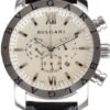 Réplica de Relógio Bulgari Chronometro White Couro - Imagem 2