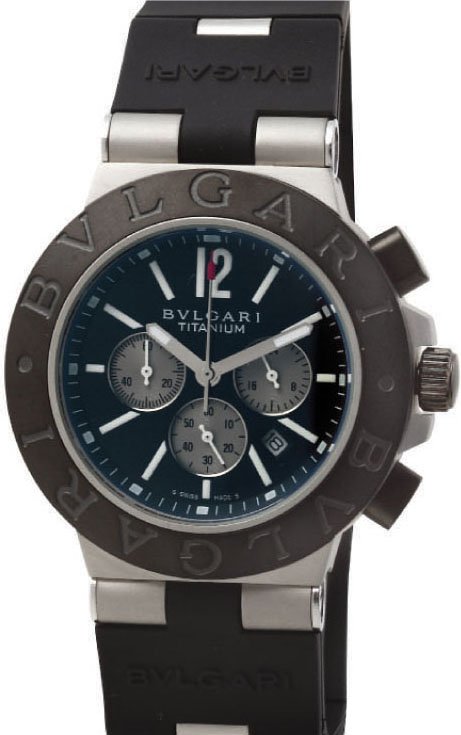 Réplica de Relógio Bulgari Titanium Black