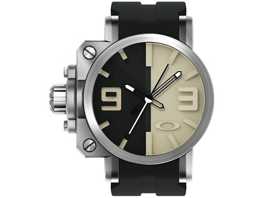 Réplica de Relógio Oakley Gearbox Silver Black - Imagem 2