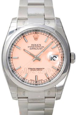 Alternative view of Réplica de Relógio Rolex DateJust Salmão