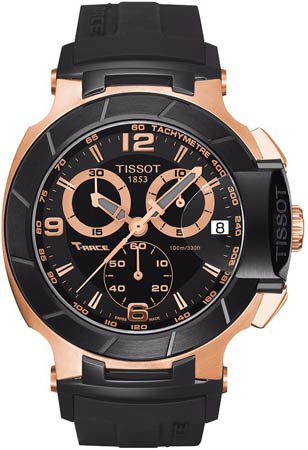 Alternative view of Réplica de Relógio Tissot T-Race Rosê