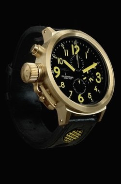 Alternative view of Réplica de Relógio U-Boat Precious Metal Red Gold