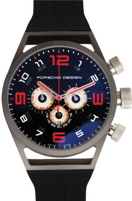 Réplica de Relógio Porche Design World Timer Red