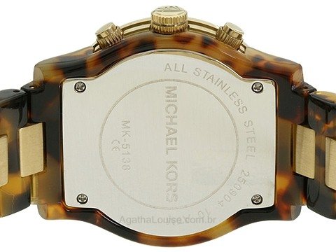 Réplica Relógio Michael Kors MK5138 Tortoise - Imagem 4