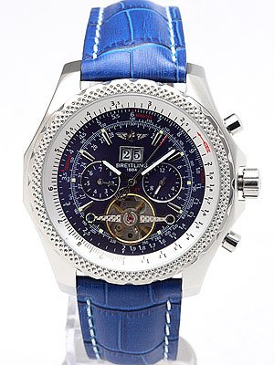 Réplica de Relógio Breitling Motors Azul Turbilon