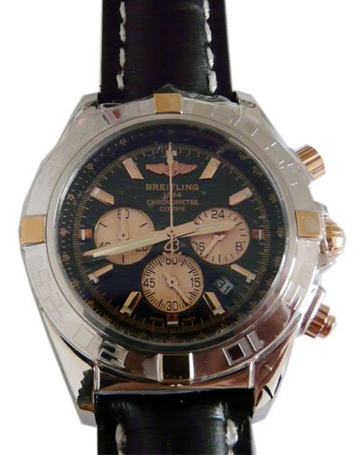 Alternative view of Réplica de Relógio Breitling Chronomath B01 Dourado