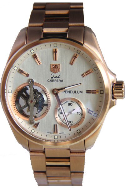 Alternative view of Réplica de Rlógio Tag Heuer Carrera Pendulum Aço Rosê