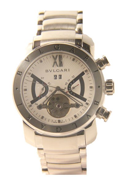 Alternative view of Réplica de Relógio Bulgari Homem de Ferro Automatico White