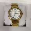 Relogio Réplica Cartier Ballon Blue Dourado - Imagem 2