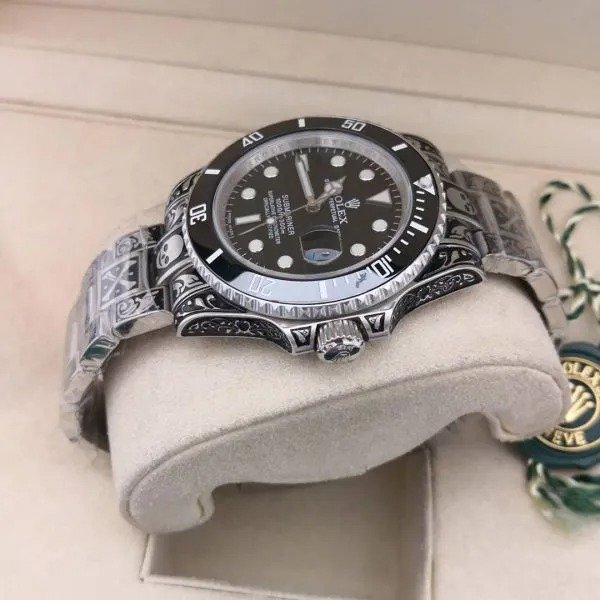 Alternative view of Réplica de Relógio Rolex Entalhado