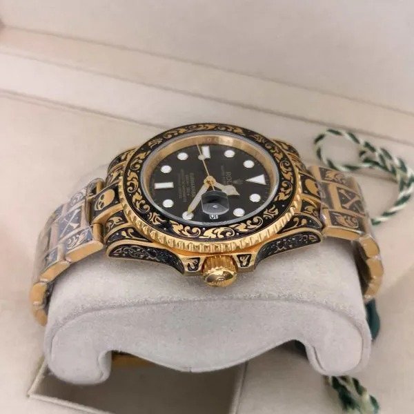Alternative view of Réplica de Relógio Rolex Entalhado