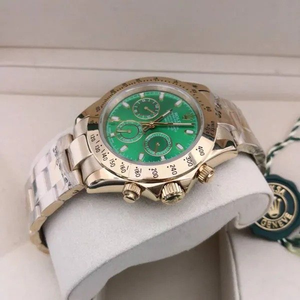 Réplica de Relógio Rolex Daytona Dourado - Imagem 4