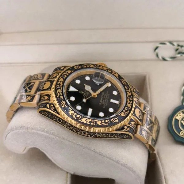 Réplica de Relógio Rolex Entalhado - Imagem 5