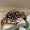 Réplica de Relógio Rolex GTM Dourado e Rosê - Imagem 7