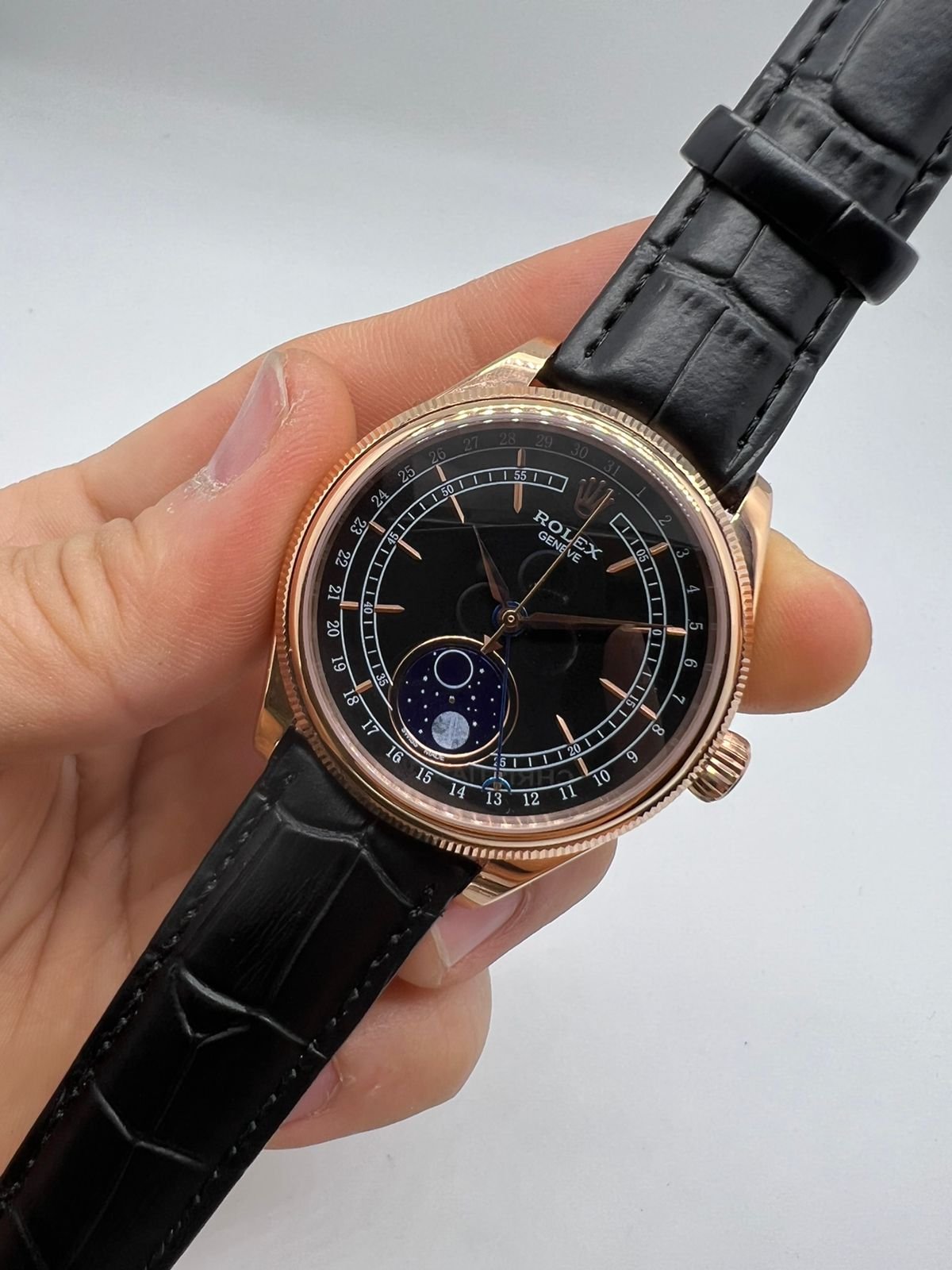 Réplica de Relógio Rolex Celini Sol e Lua