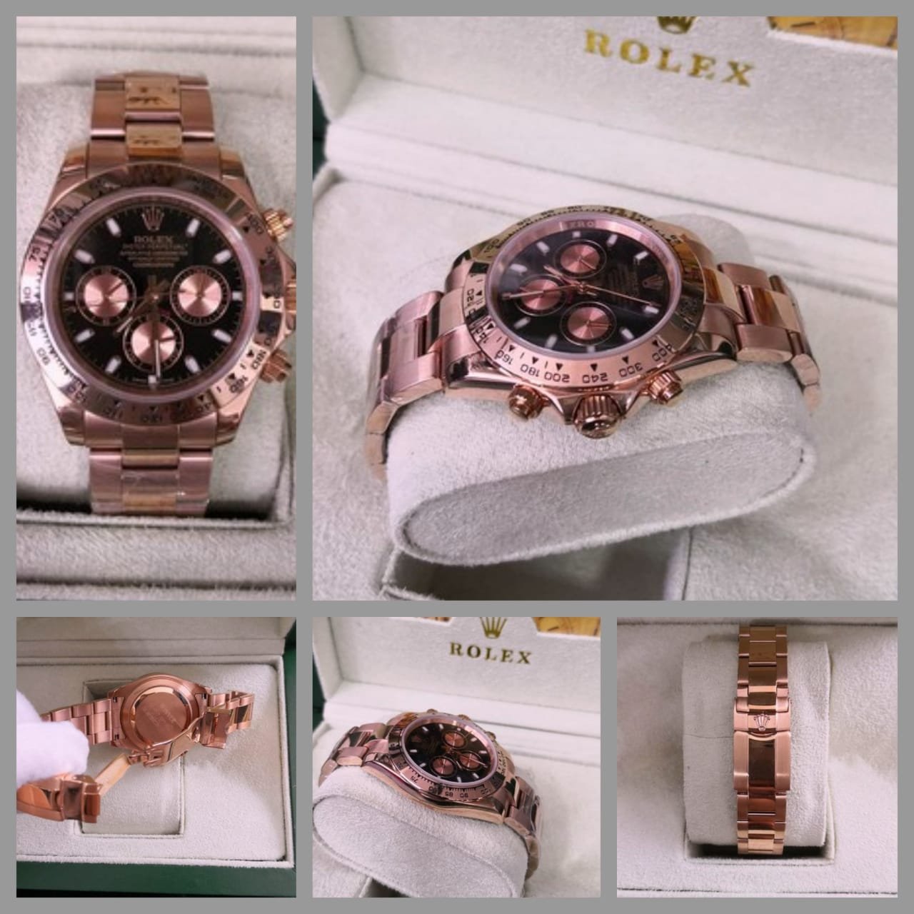 Réplica de Relógio Rolex Daytona Rose - Imagem 10