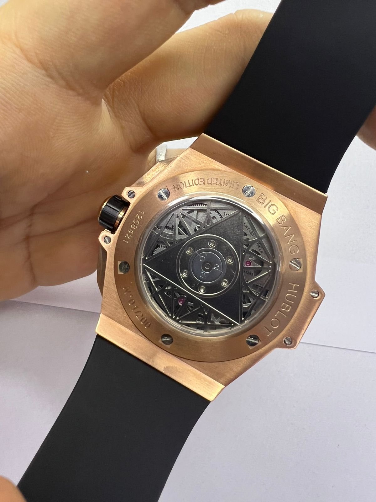 Réplica de Relógio Hublot - Sang Blue - Imagem 4