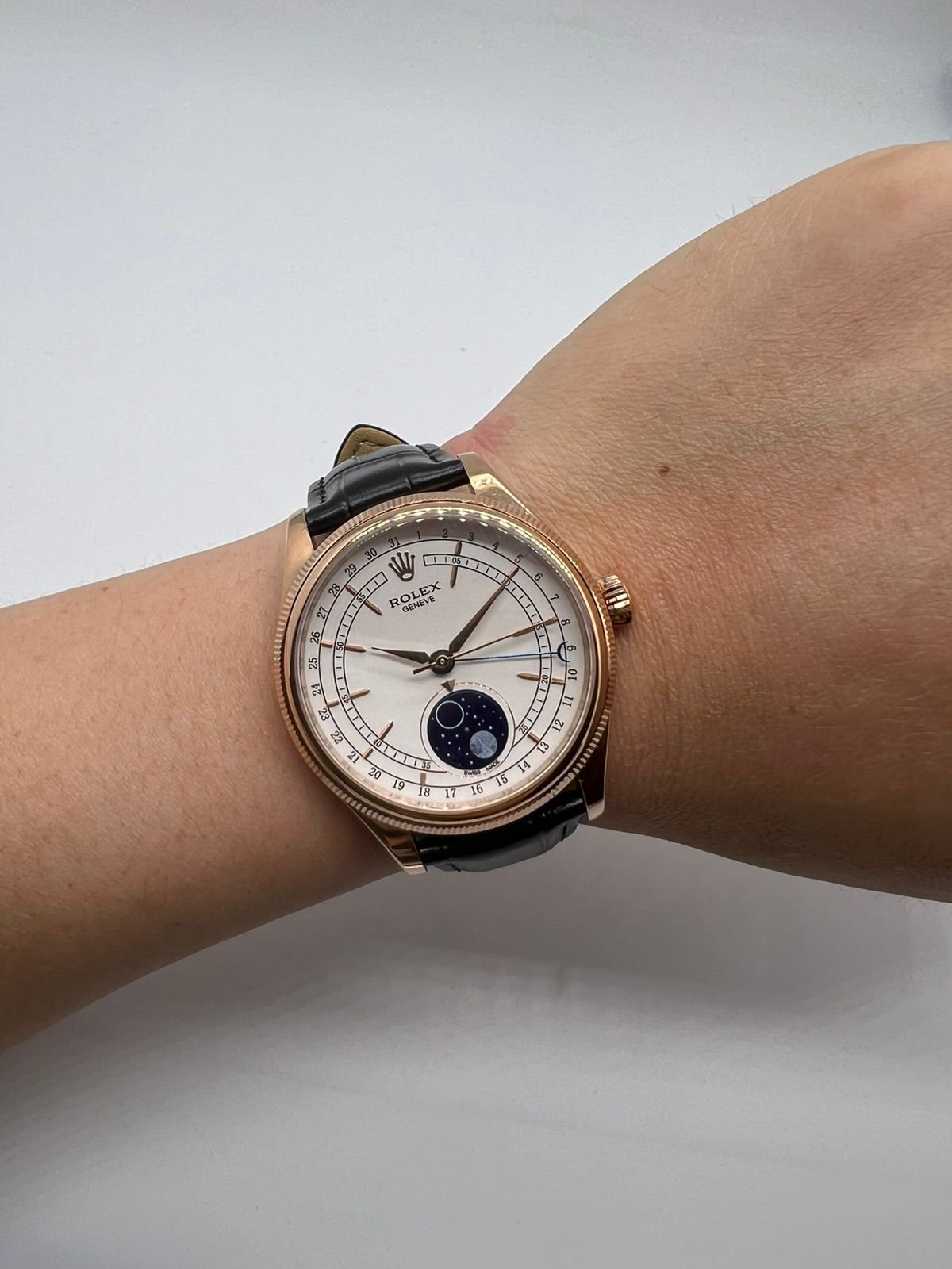 Réplica de Relógio Rolex Celini Sol e Lua - Imagem 4