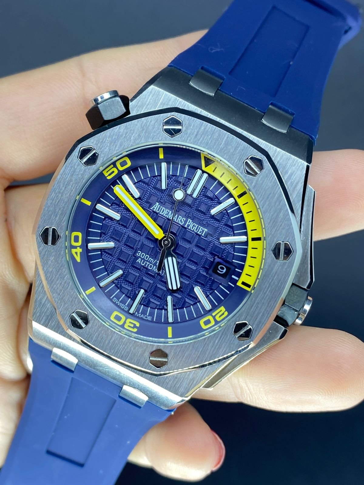 Réplica de Relógio Audemars Piguet Royal Oak borracha