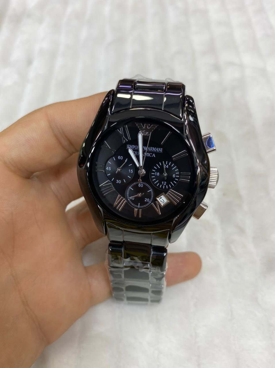 Réplica de Relógio Armani Cerâmica