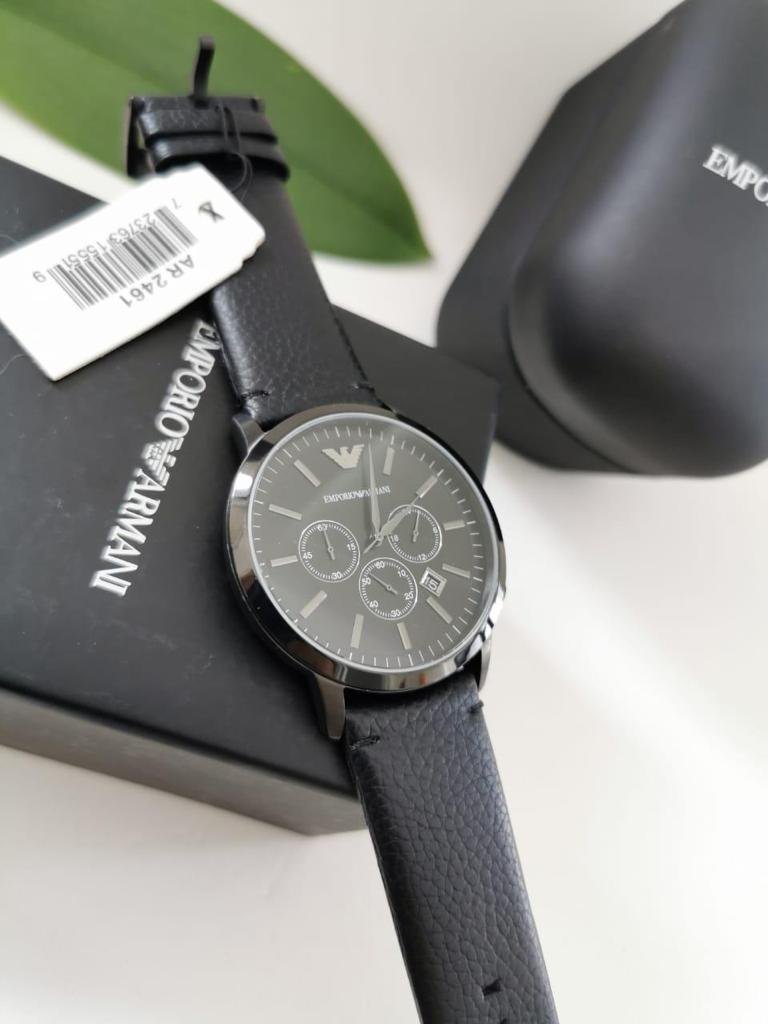 Réplica de Relógio Armani Couro