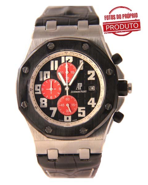 Réplica de Relógio Audemars Piguet Oak Black Red