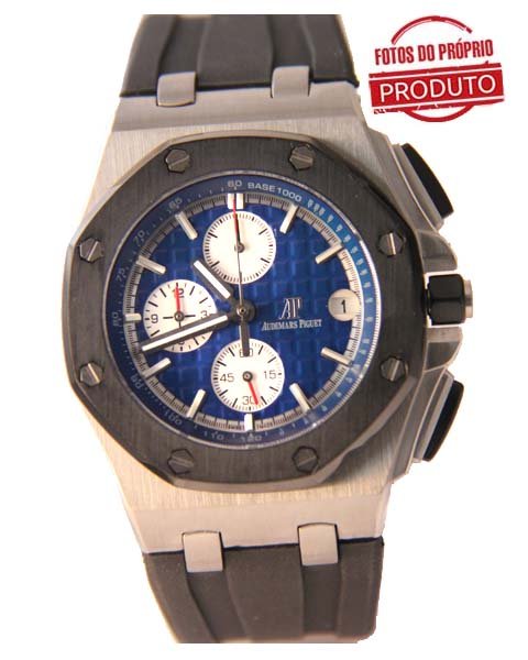 Réplica de Relógio Audemars Piguet Oak Silver Blue
