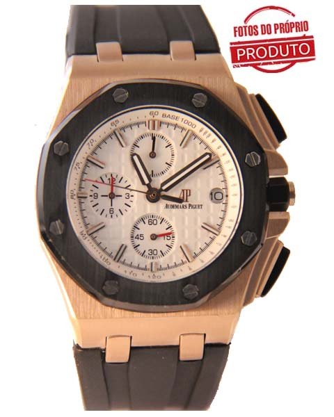 Alternative view of Réplica de Relógio Audemars Piguet Oak White