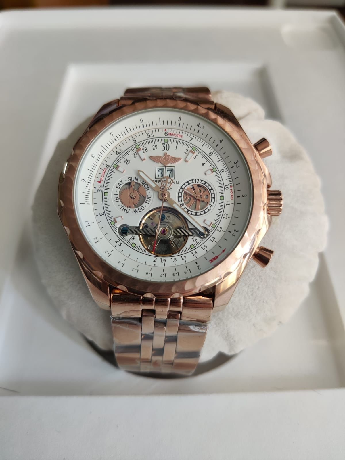 Réplica de Relógio Breitling Aço
