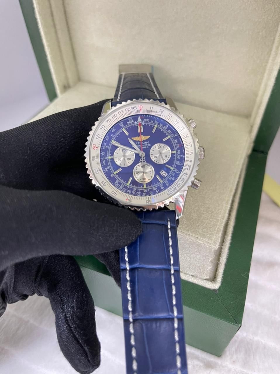 Réplica de Relógio Breitling Navitimer Couro