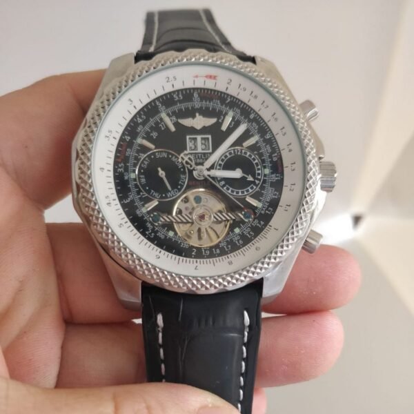 Réplica de Relógio Breitling Couro Automático
