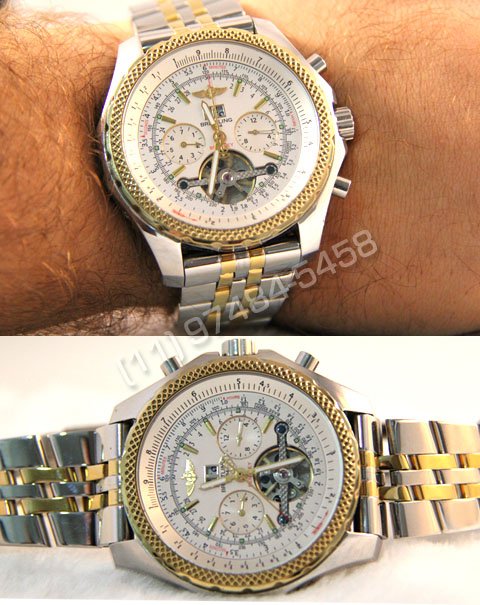 Alternative view of Réplica Relógio Breitling Bentley 1884 White