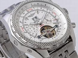 Réplica de Relógio Breitling Bentley Motors White Turbillon