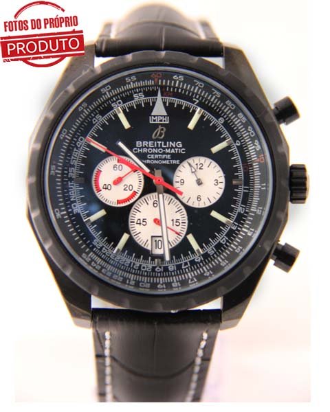 Alternative view of Réplica de Relógio Breitling Chrono Matic Certifie